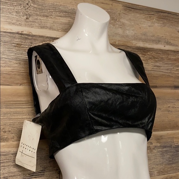 Catherine Coatney PVC Bra Top NWT G7 - Picture 3 of 3